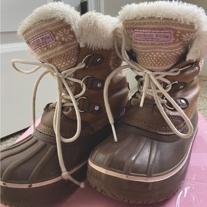 London Fog fur lined Tottenham winter boots youth 2